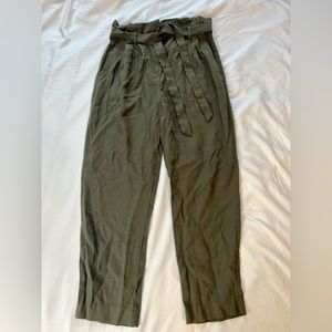 H&M Olive Green Dress Pants Size 8